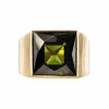 Chevalière ancienne tourmaline