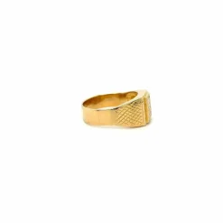 Chevalière avec 9 diamants naturels