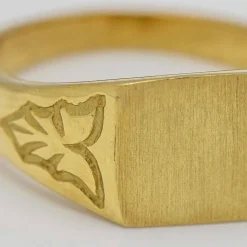 Chevalière Carrée Or jaune