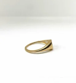 Chevalière diamant étoile du nord
