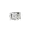 Chevalière diamants