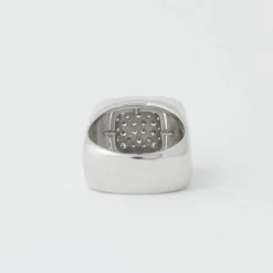 Chevalière diamants