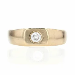 Chevalière occasion en or et diamant