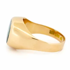 Chevalière Or jaune Spinelle