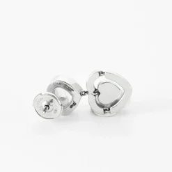 CHOPARD - Happy Amor - Boucles d'oreilles cœur en Or blanc et Diamant