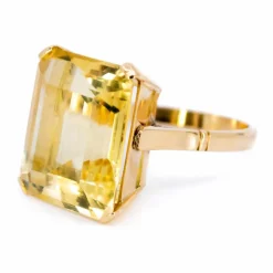 Citrine, Bague 18ct