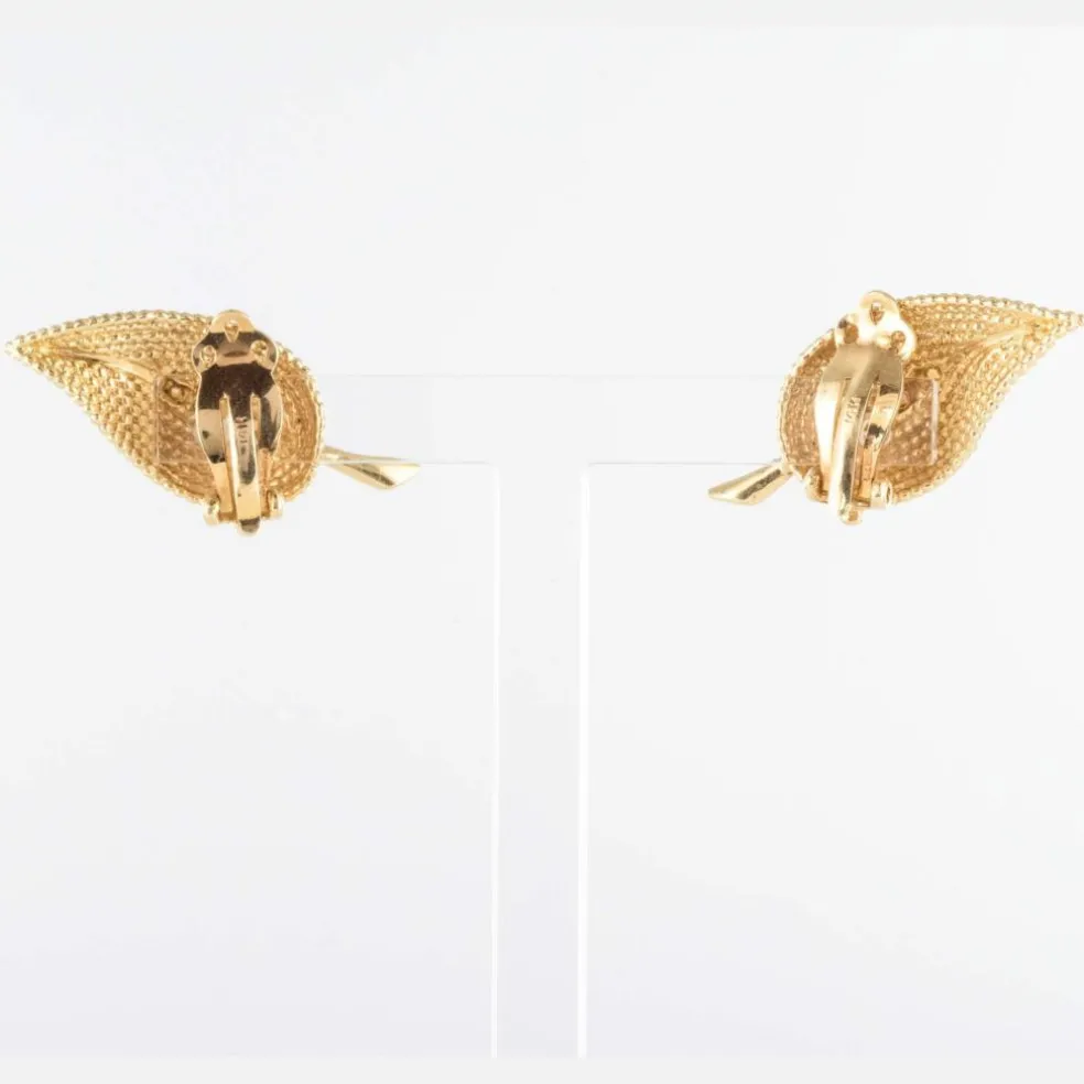 Clips d'oreilles anciens perles