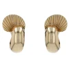 Clips d'oreilles en or rétro