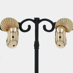 Clips d'oreilles en or rétro