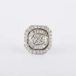 Clous d'oreilles Carrés Diamants
