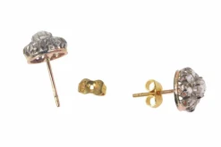 Clous d'oreilles, diamants