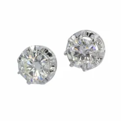 clous d'oreilles diamants 2,40 ct