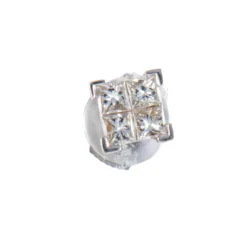 Clous d'oreilles Diamants princesse 0.28ct