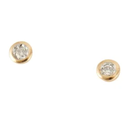 Clous d'oreilles en or jaune