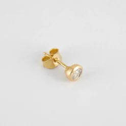 Clous d'oreilles en or jaune