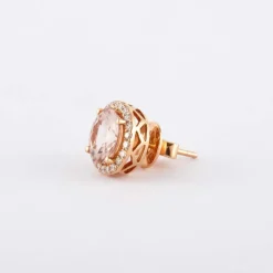 Clous d'oreilles Kunzites