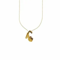 Collier à breloques en forme de sandale compensée