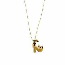 Collier à breloques en forme de sandale compensée