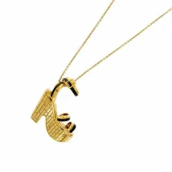 Collier à breloques en forme de sandale compensée