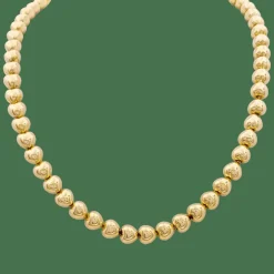 Collier « Cœurs » or jaune.