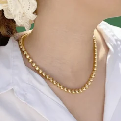 Collier « Cœurs » or jaune.