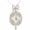 Collier 1900 diamants et platine