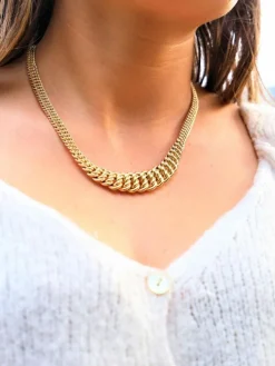 Collier Maille américaine Or jaune