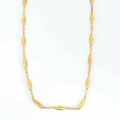 Collier à maille filigrane en or jaune
