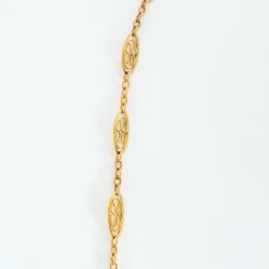 Collier à maille filigrane en or jaune