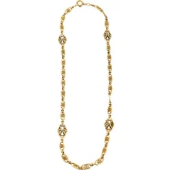 Collier à Maille Giletière en Or Jaune