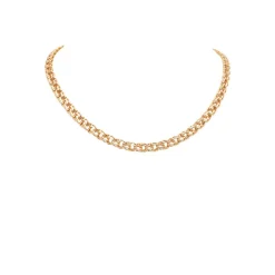Collier à maillons Bismarck 14 carats