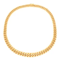 Collier à maillons gourmettes