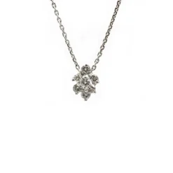 Collier - Or blanc et diamants