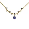 Collier - Or, diamants & saphirs