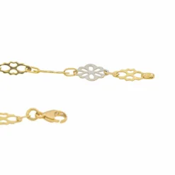 Collier Or jaune, Or blanc