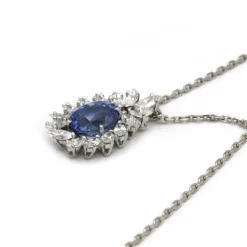 Collier - Or, Saphir et Diamants