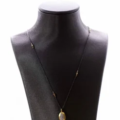 Collier 2 Ors Argent Diamants