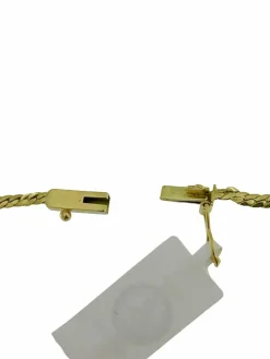 Collier 2 ors diamants et aigue-marine certificat IGI