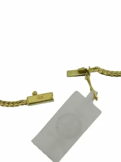 Collier 2 ors diamants et aigue-marine certificat IGI