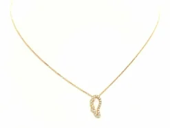 Collier Aile d'ange Or rose Diamant