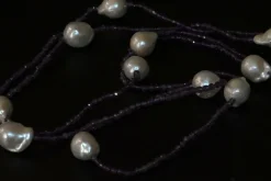 Collier Améthyste Et Perles D'eau Douce