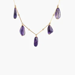 Collier Améthystes