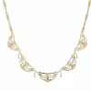 Collier ancien draperie en or