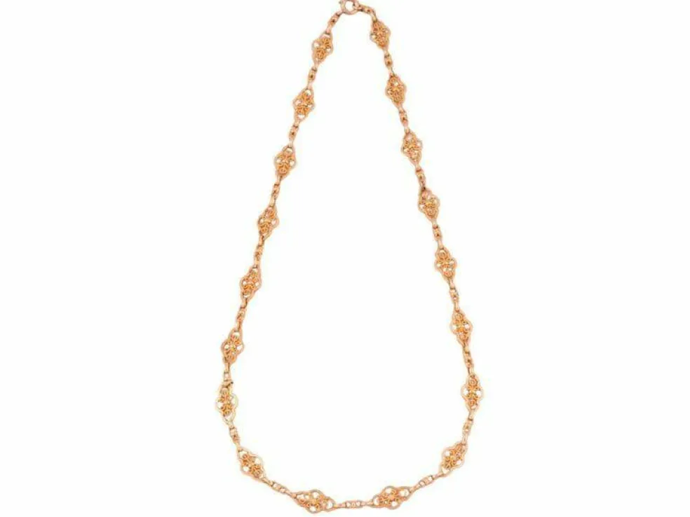 Collier ancien en or jaune