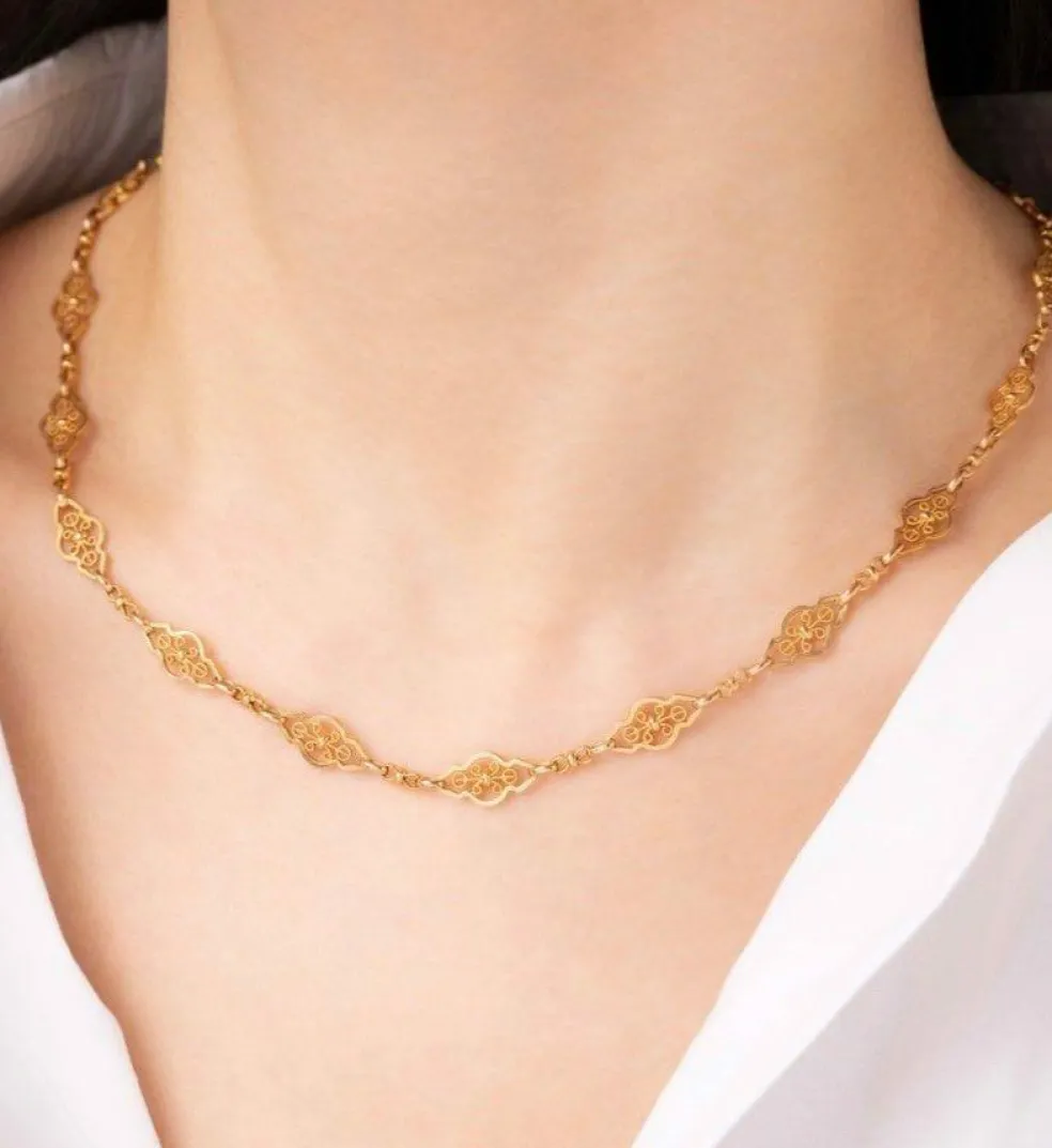 Collier ancien en or jaune