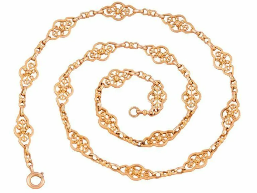 Collier ancien en or jaune