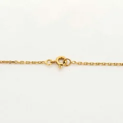 Collier ancien en or jaune, saphir et perles fines baroques