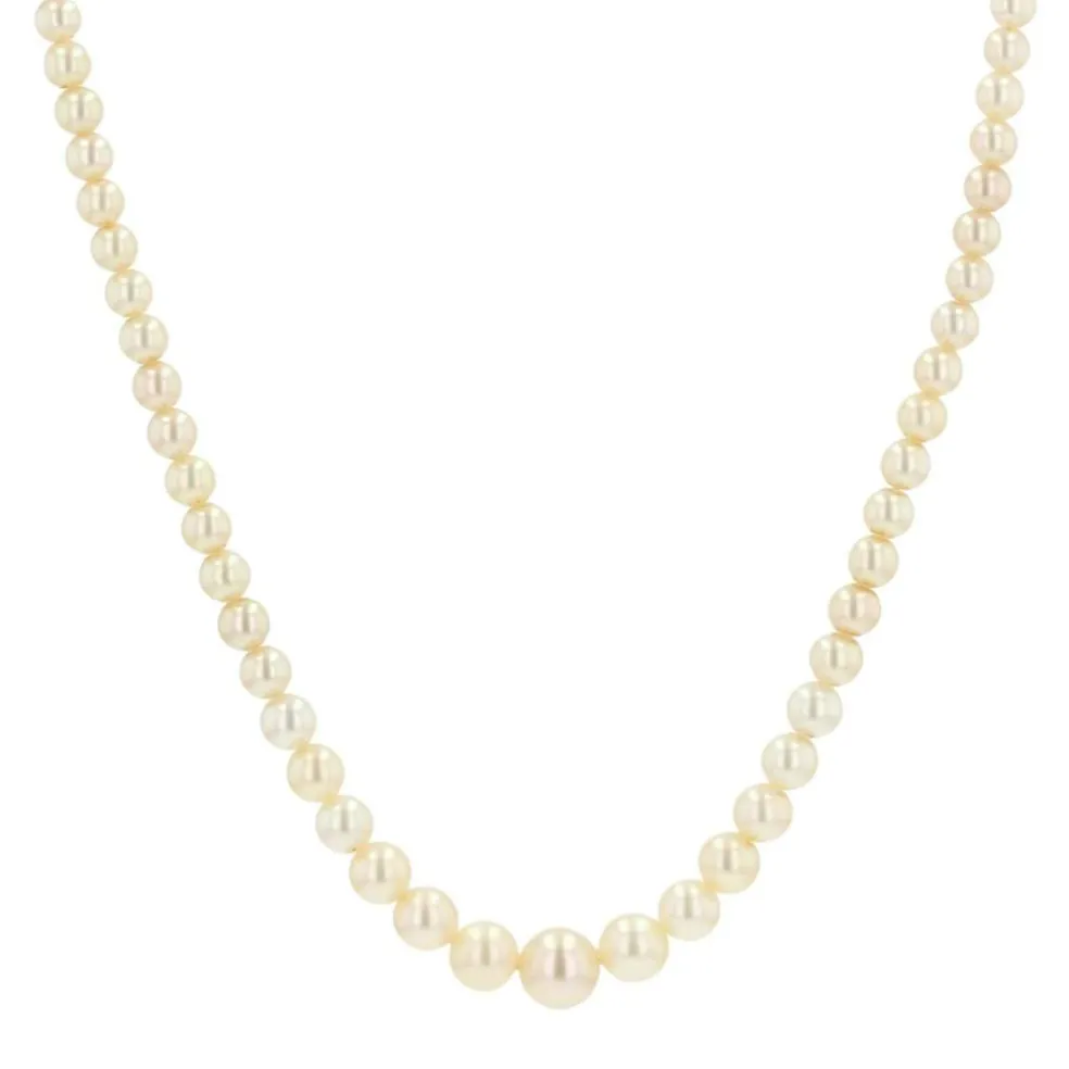 Collier ancien en perles de culture