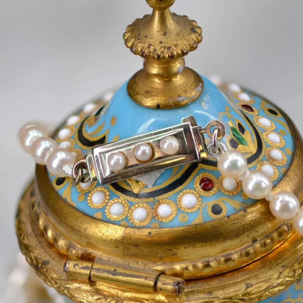 Collier ancien en perles de culture