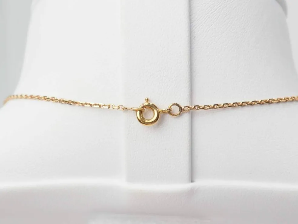 Collier arc en or bicolore
